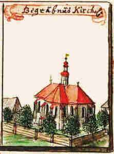 Begrbniskirchel - Koci cmentarny, widok oglny